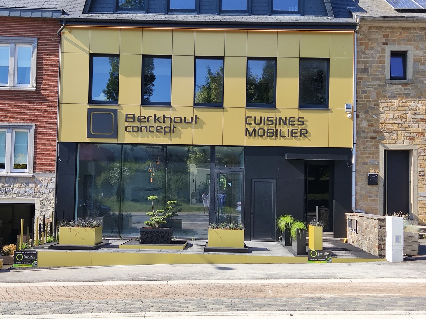Façade du showroom Berkhout Concept à Bastogne